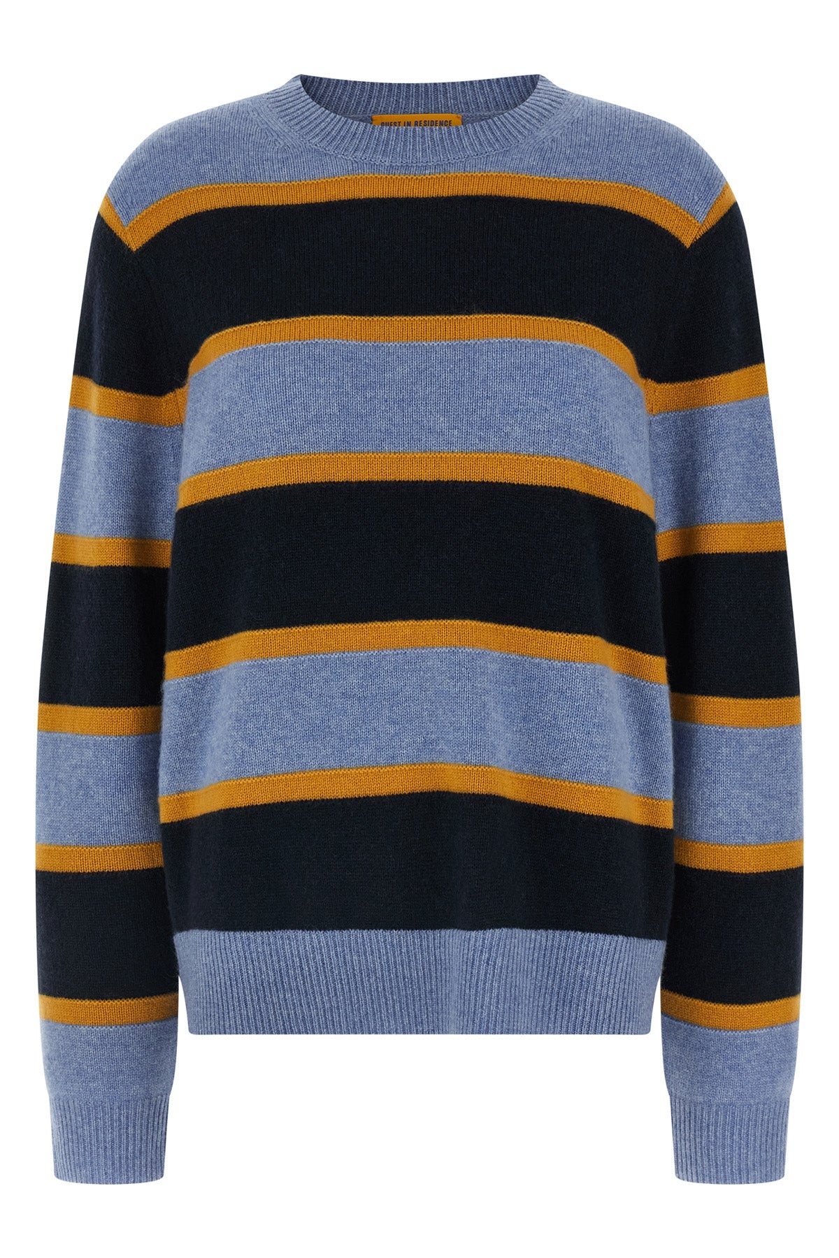 stripe crew striped medium-weight cashmere sweater
