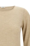 the brunello cucinelli scollo a barchetta in lurex jersey redefines everyday e