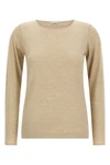 the brunello cucinelli scollo a barchetta in lurex jersey redefines everyday e