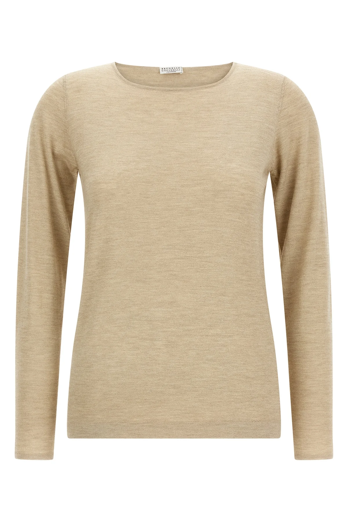 the brunello cucinelli scollo a barchetta in lurex jersey redefines everyday e