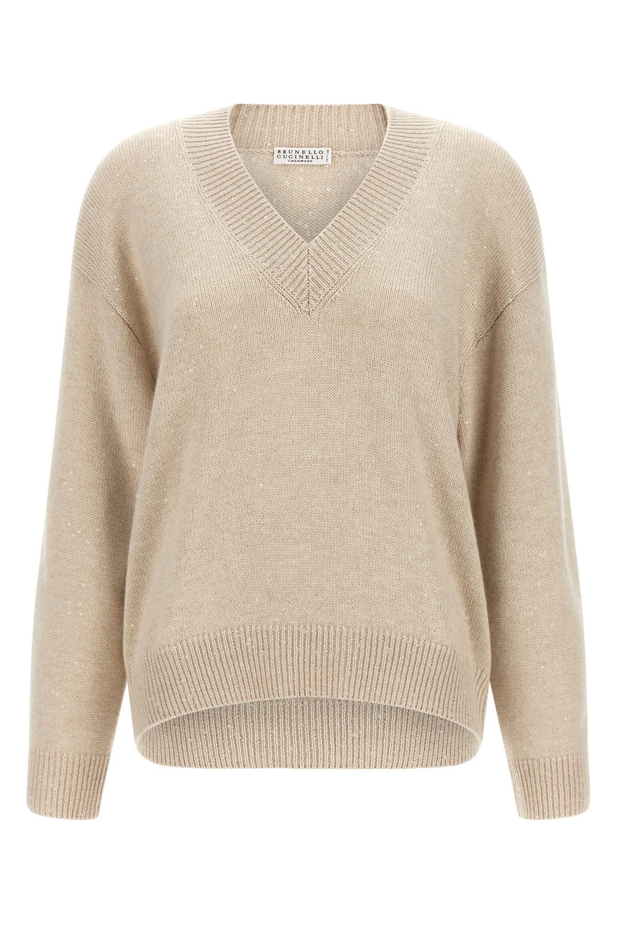 BRUNELLO CUCINELLI M diamante cashmere and silk sweater