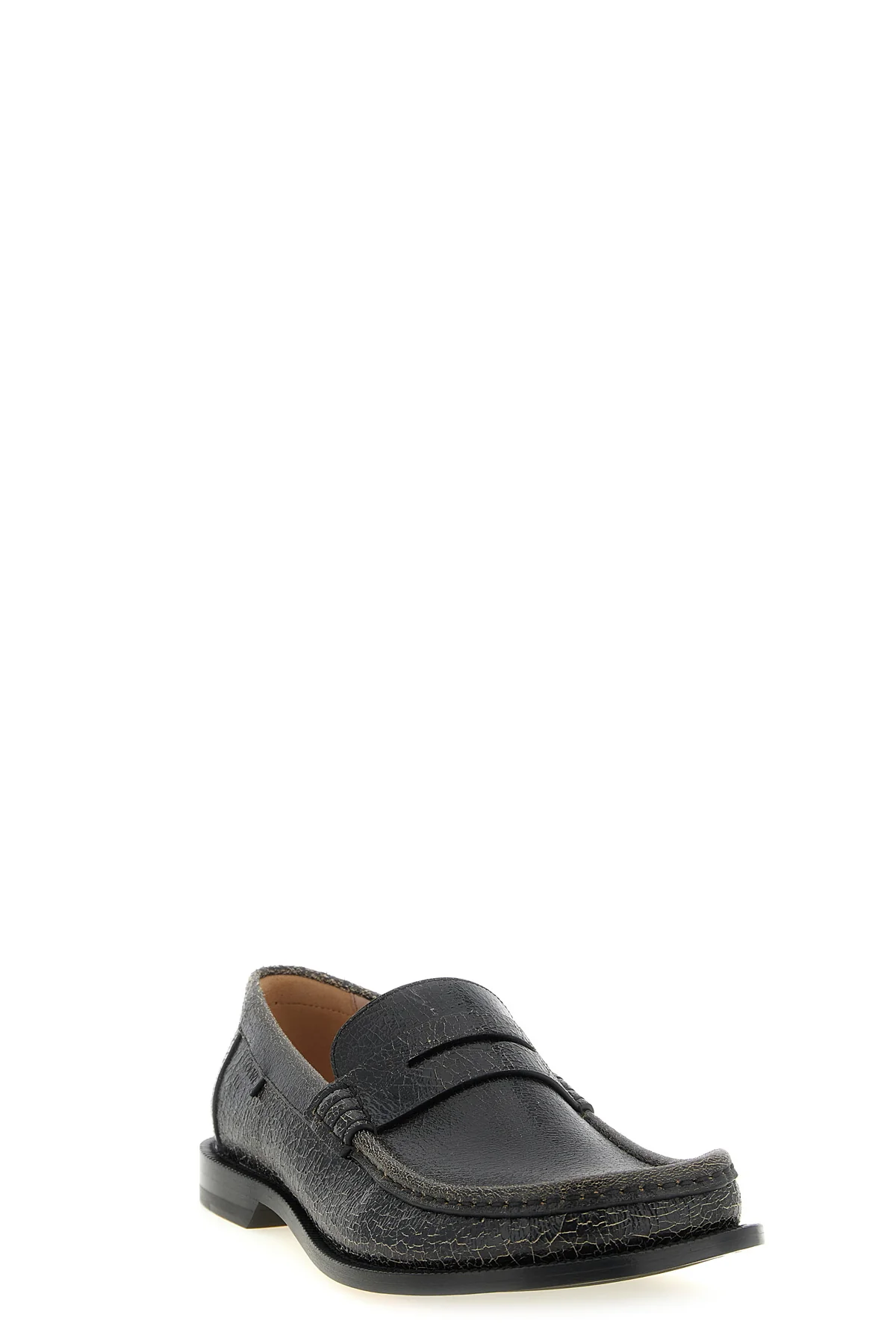 campo loafers in used-effect craquelé calf leather