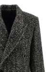 ebyane coat in herringbone virgin wool blend