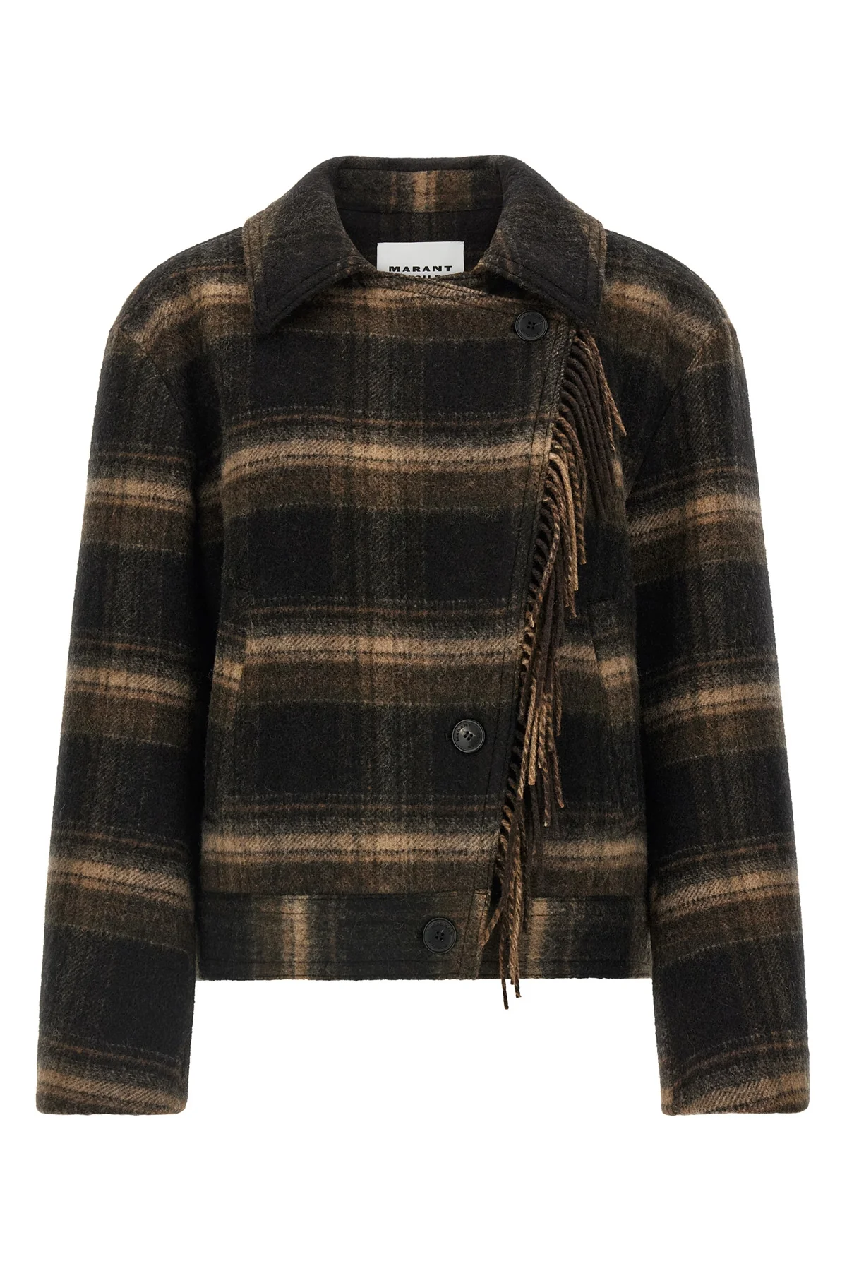 the marant etoile galeane short coat defines a new sartorial perspective throu