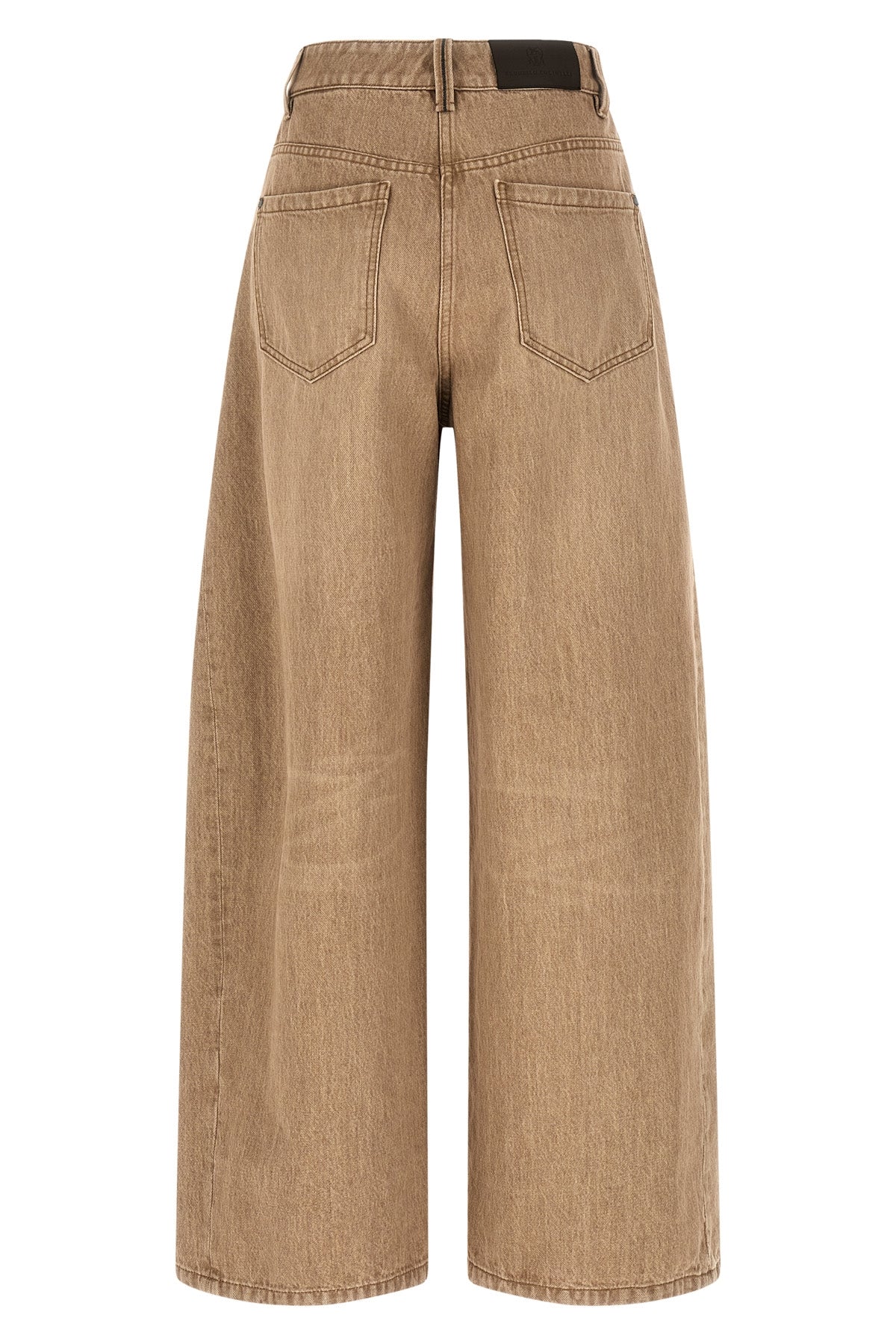 BRUNELLO CUCINELLI 42 wide vintage effect denim jeans