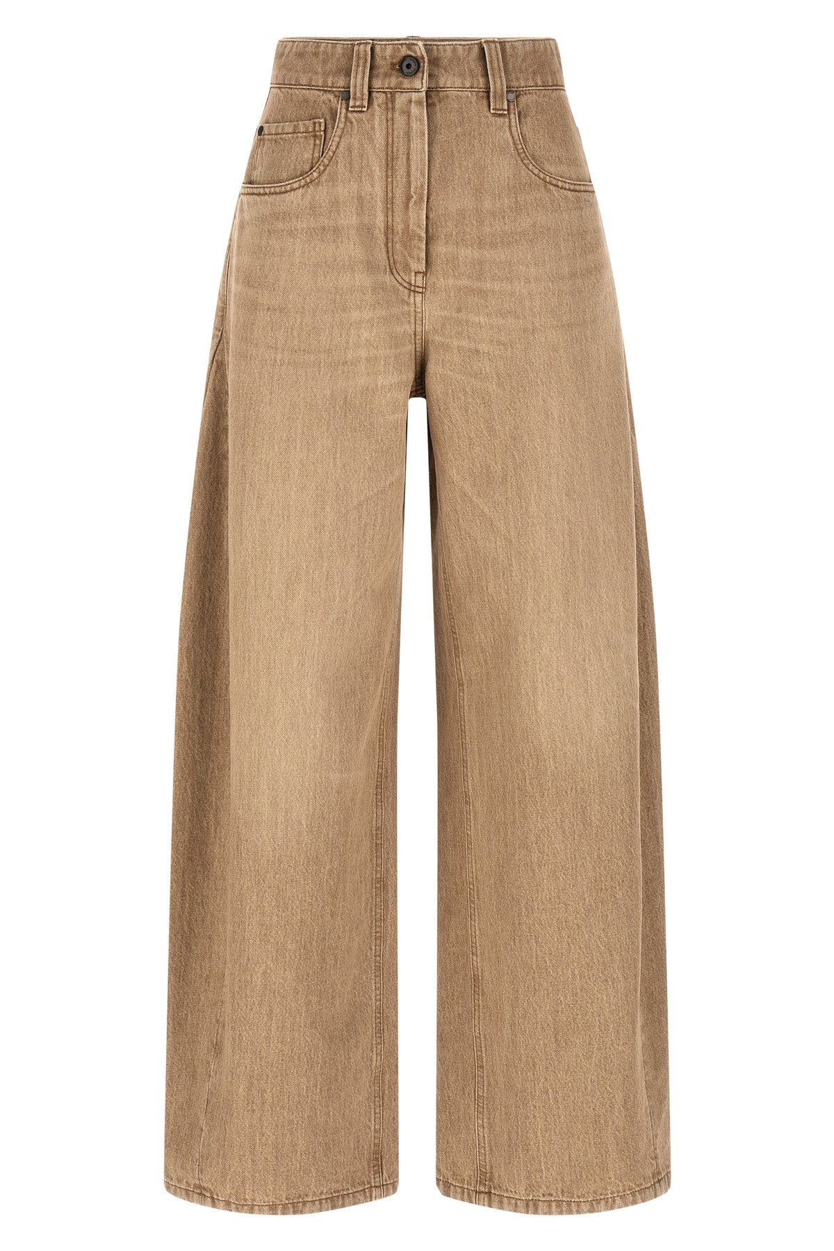 BRUNELLO CUCINELLI 42 wide vintage effect denim jeans