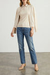 the straight leg cotton denim jeans