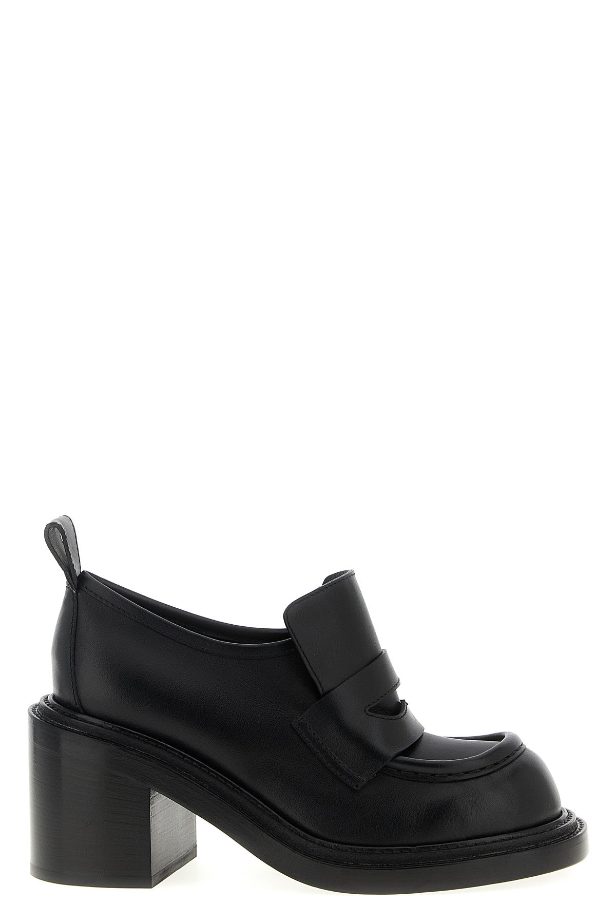 MOSCHINO 36 olivia loafers in brushed calfskin