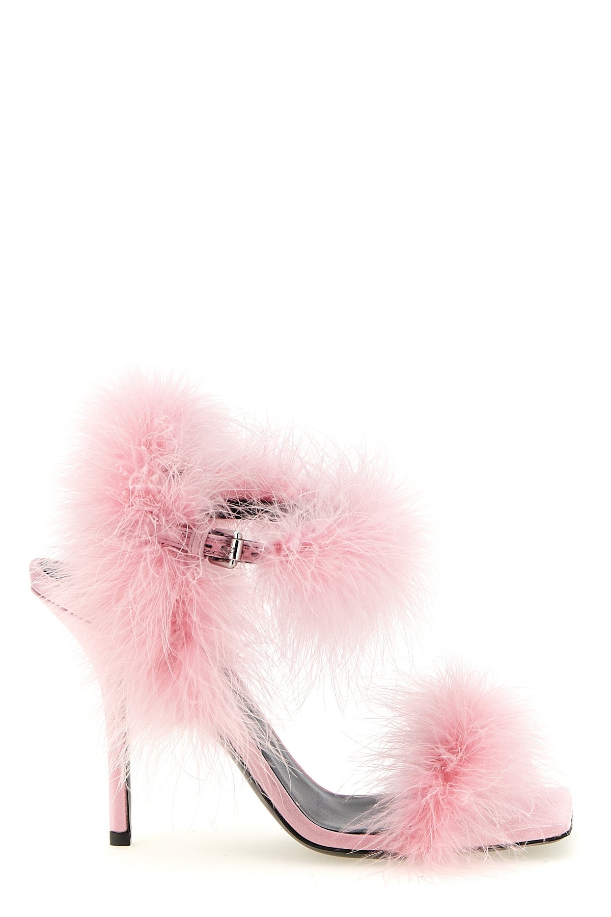 MOSCHINO 40 satin sandals