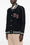 the october varsity boiled wool bomber jacket