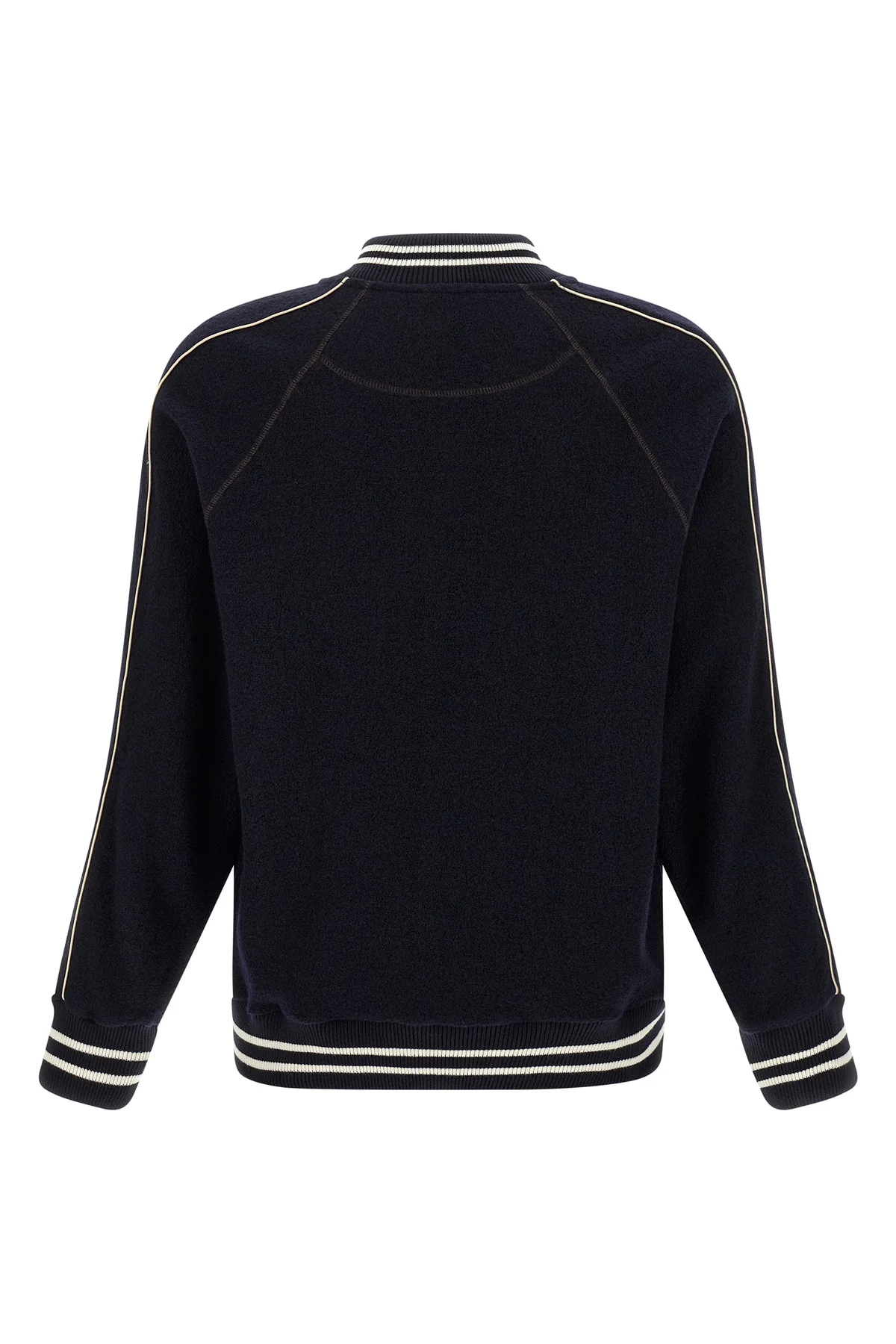 the october varsity boiled wool bomber jacket