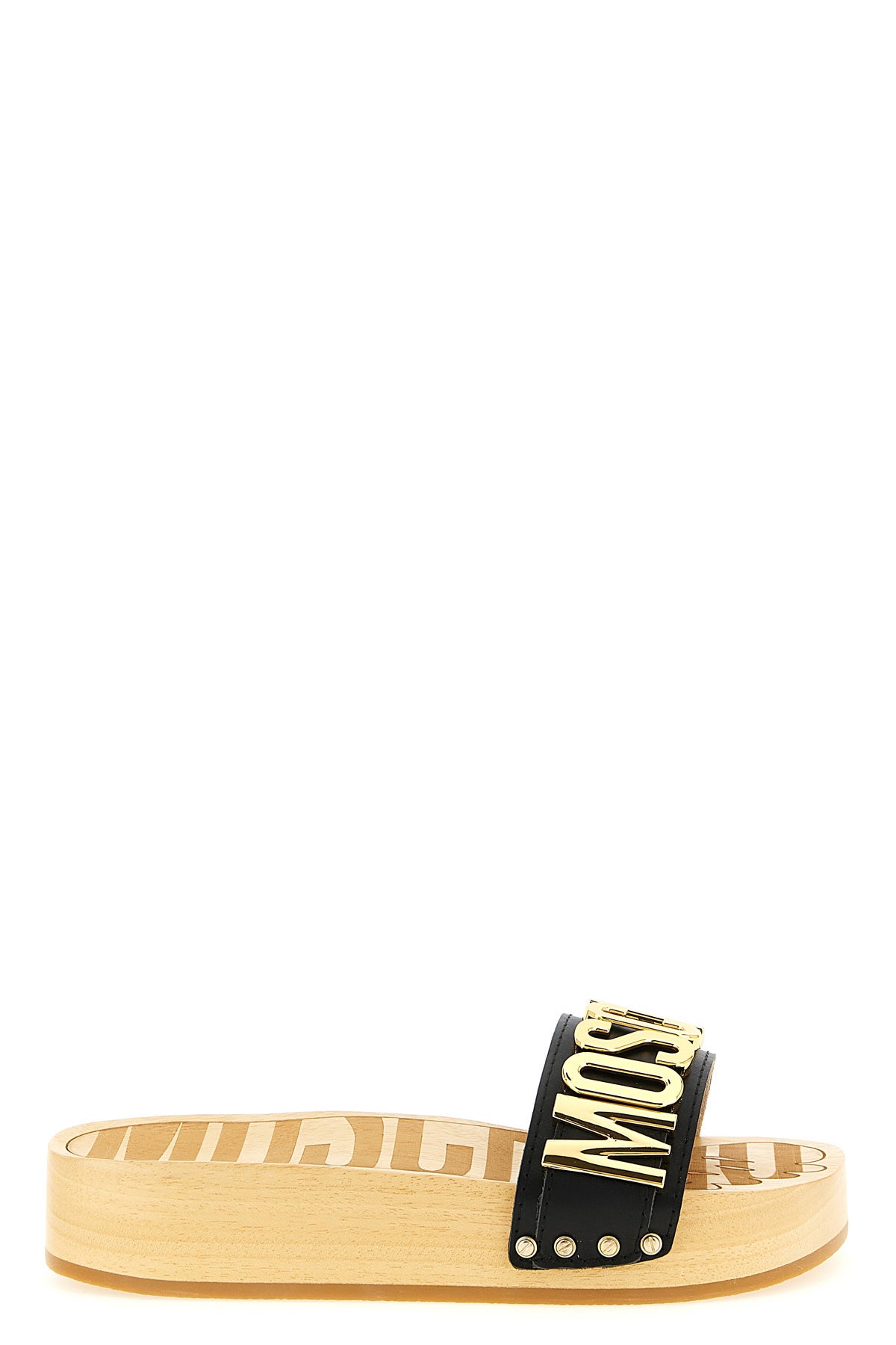 MOSCHINO 36 calf leather sandals