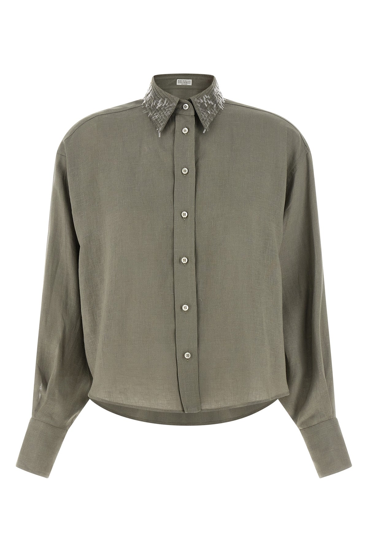 BRUNELLO CUCINELLI M linen shirt