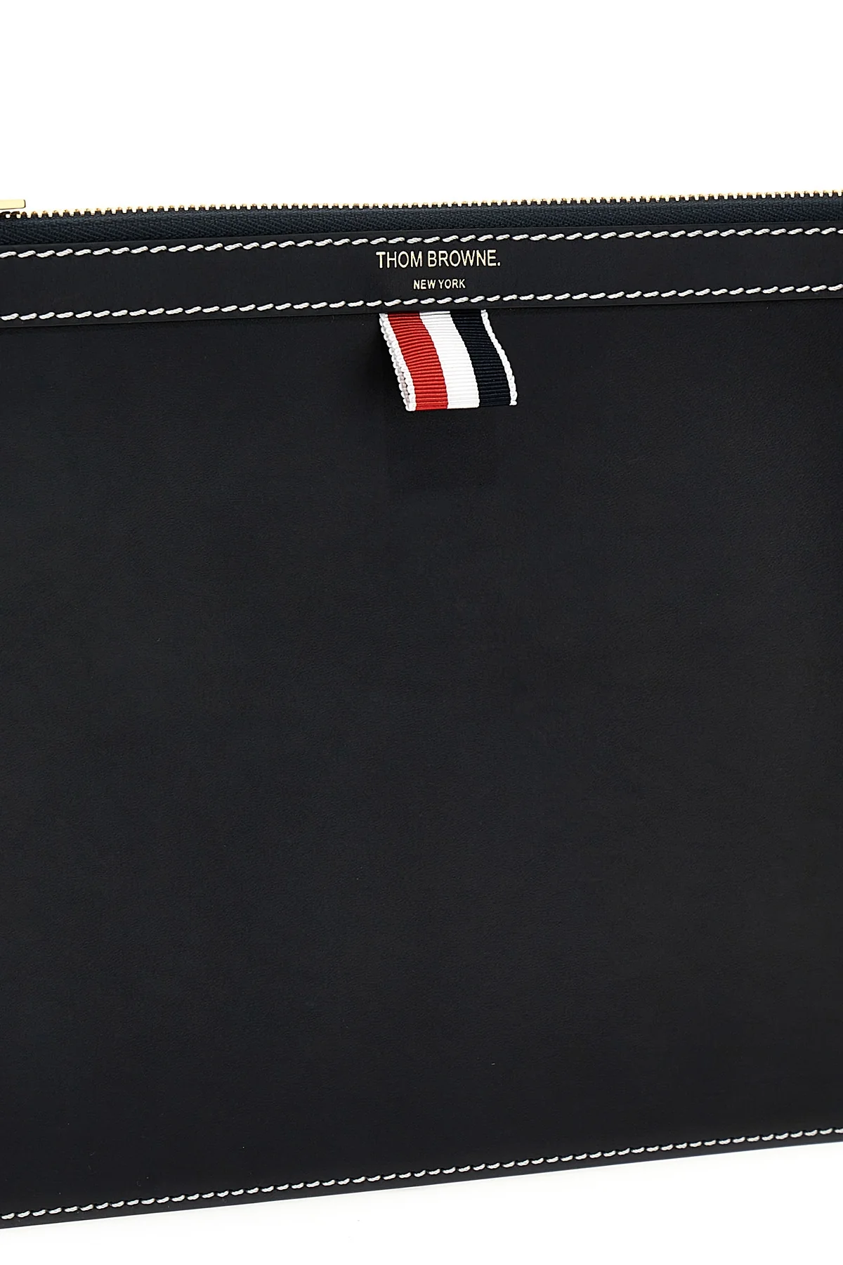 small document pouch in leather