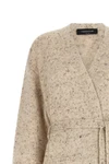 the fabiana filippi cardigan redefines the enveloping silhouette through a fine