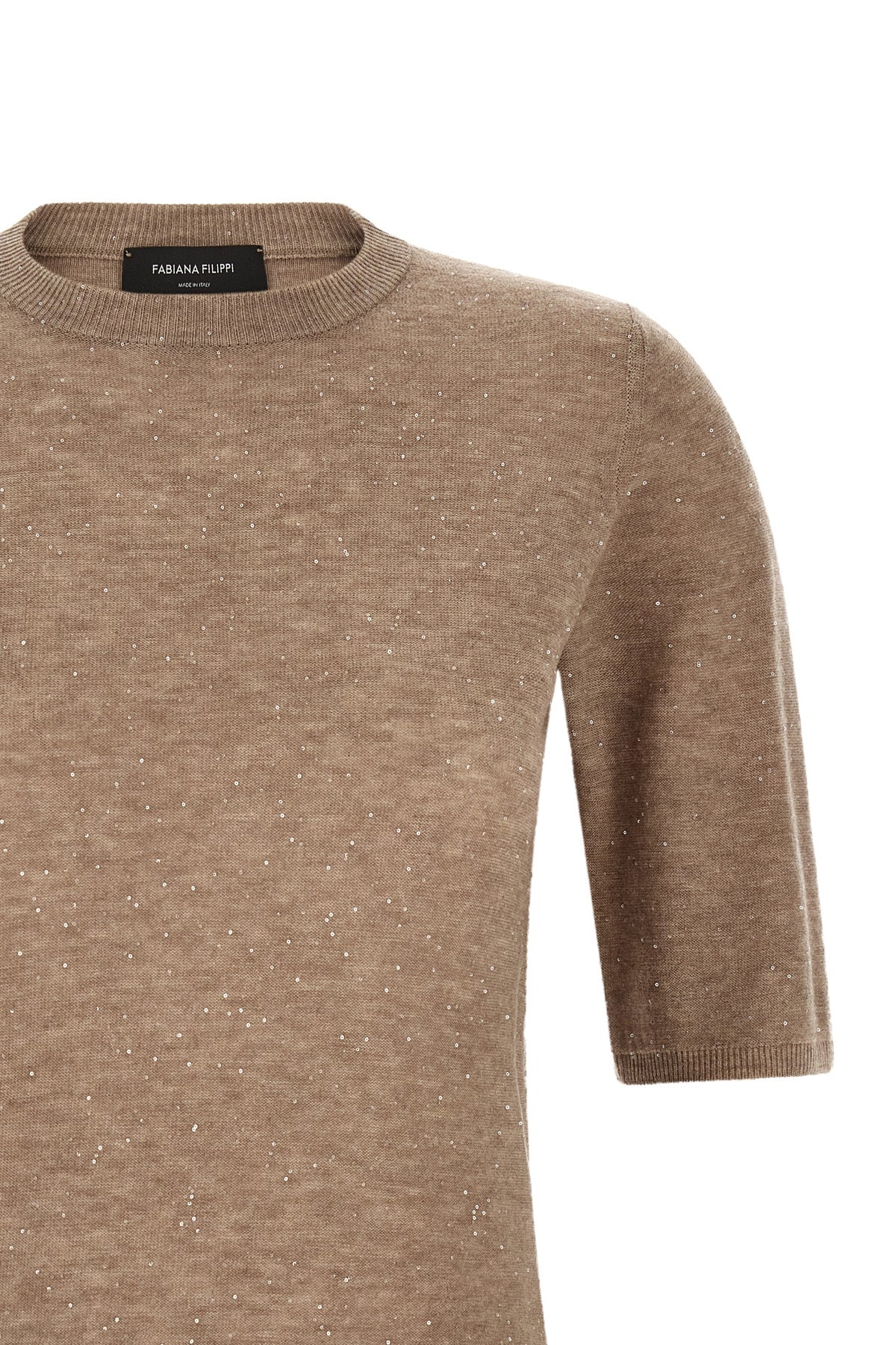the fabiana filippi t-shirt redefines the concept of essential knitwear through