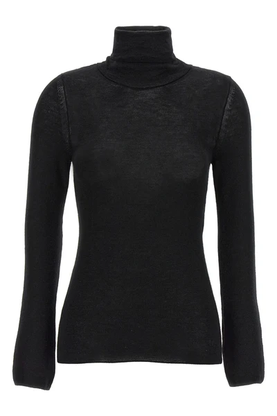 cashmere and silk turtleneck sweater