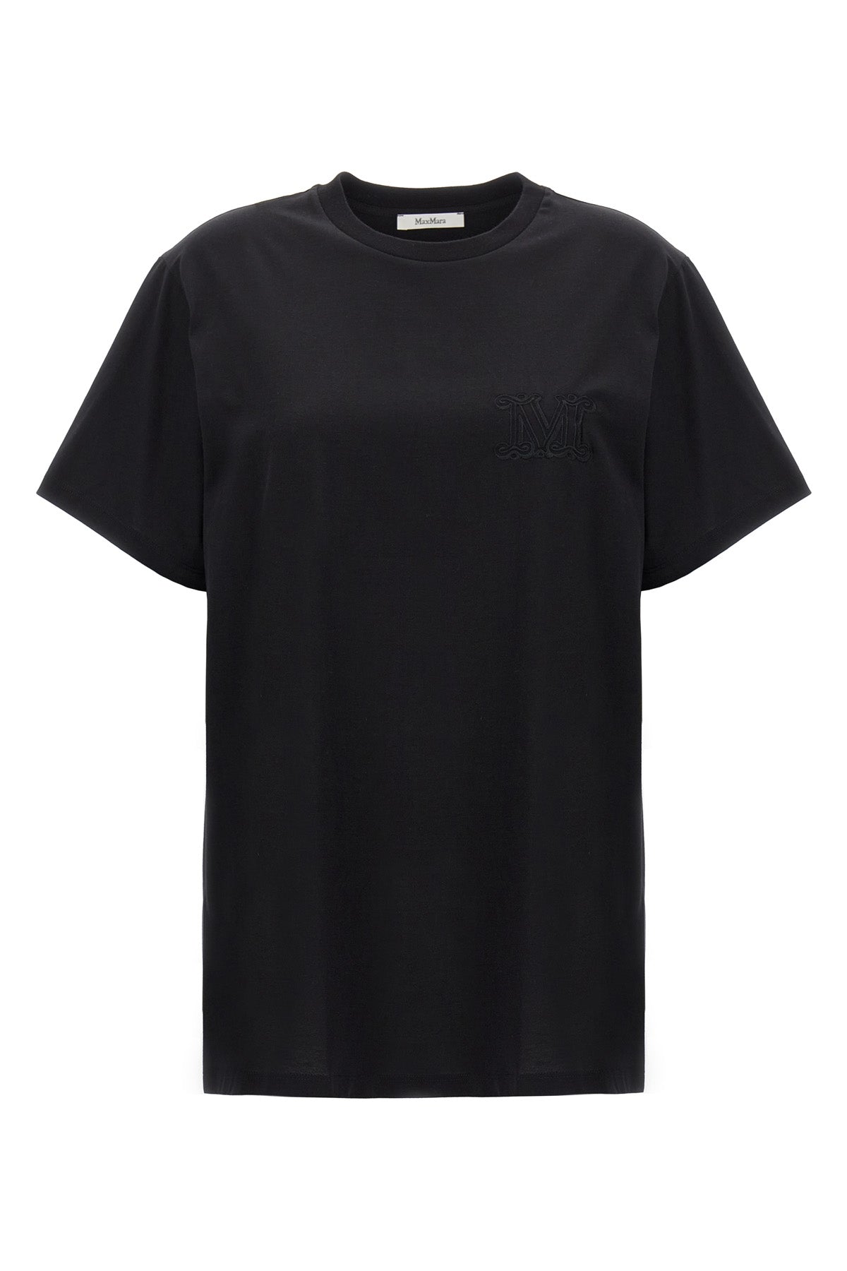 MAX MARA XS mango cotton crew neck t-shirt