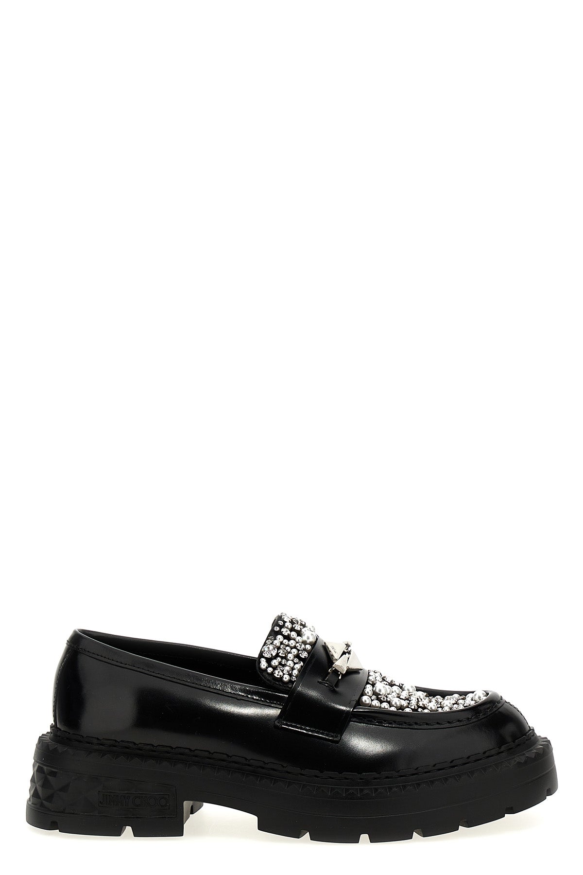 marlow diamond leather loafers