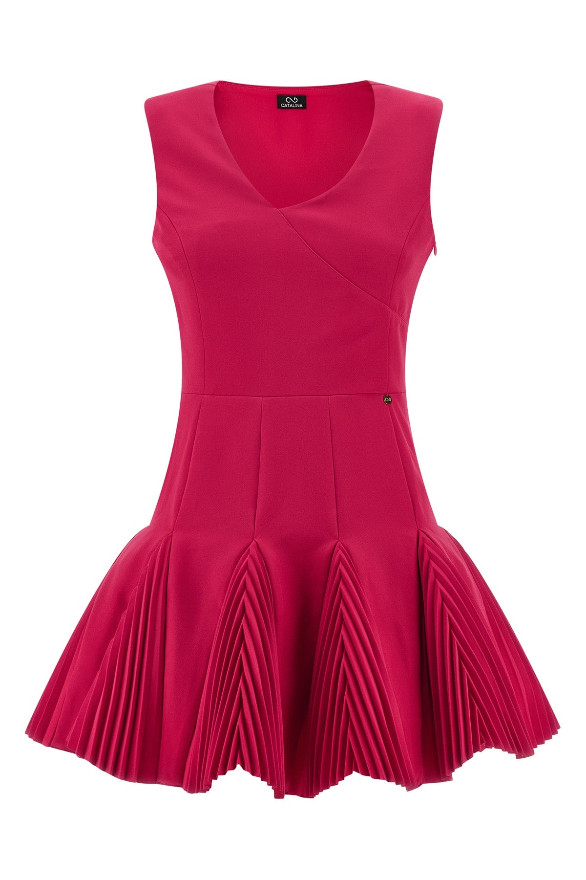 CATALINA 38 marlyn crêpe mini dress