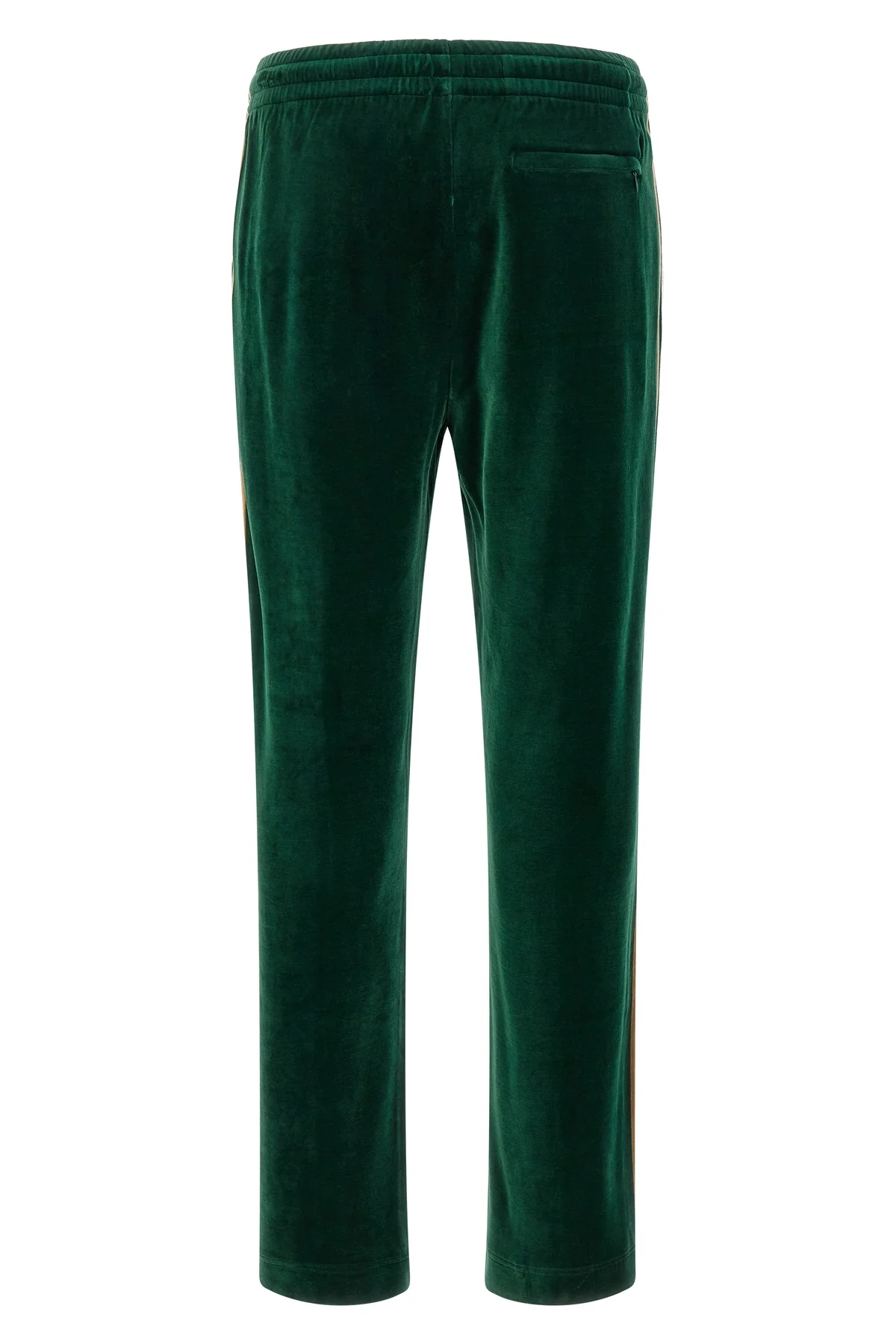casablanca velour soft cotton velvet track pants