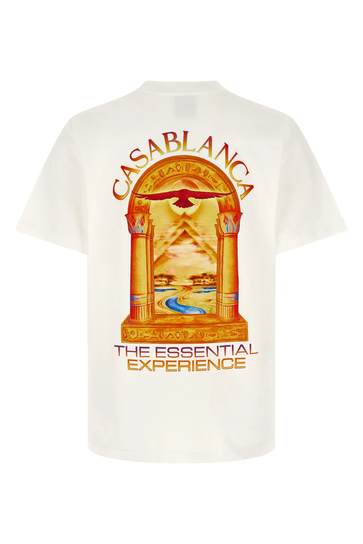 the casablanca hermons mirage arch printed classic t-shirt