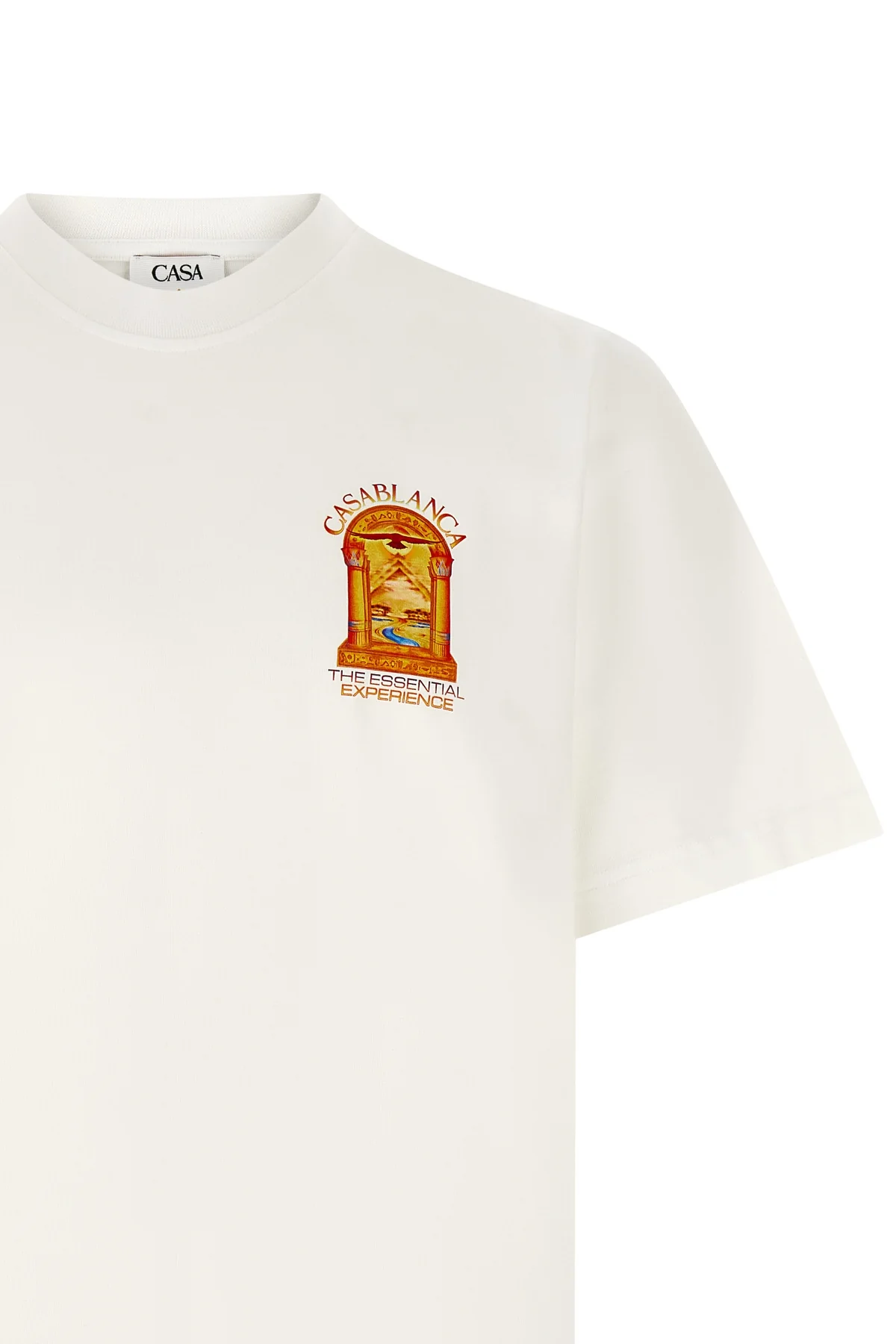 the casablanca hermons mirage arch printed classic t-shirt