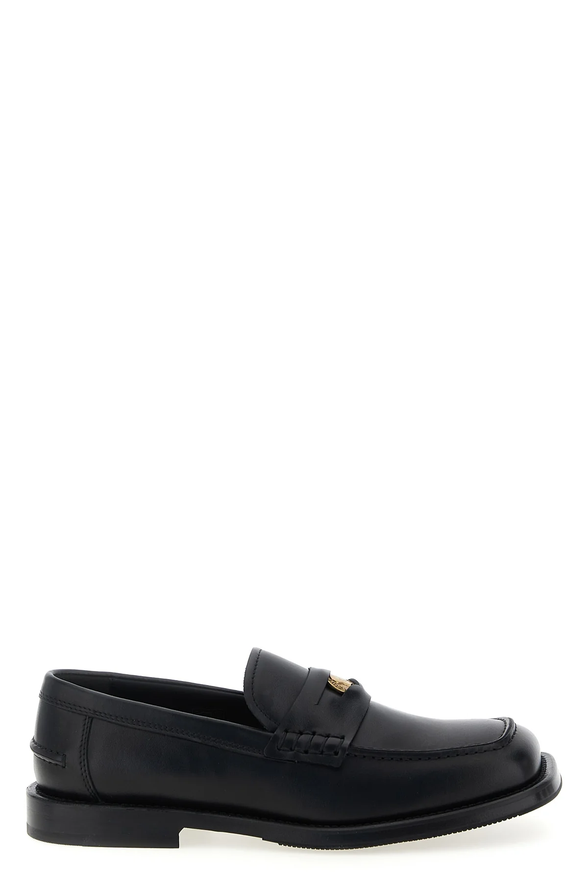 MOSCHINO 40 berlin leather loafers