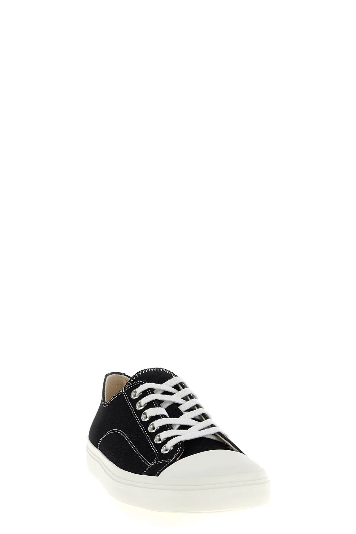 edge sneakers in vulcanized canvas