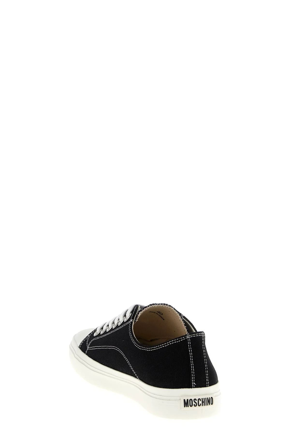 edge sneakers in vulcanized canvas