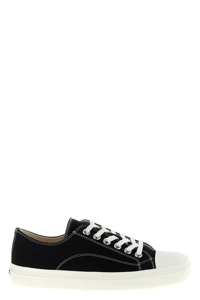 edge sneakers in vulcanized canvas