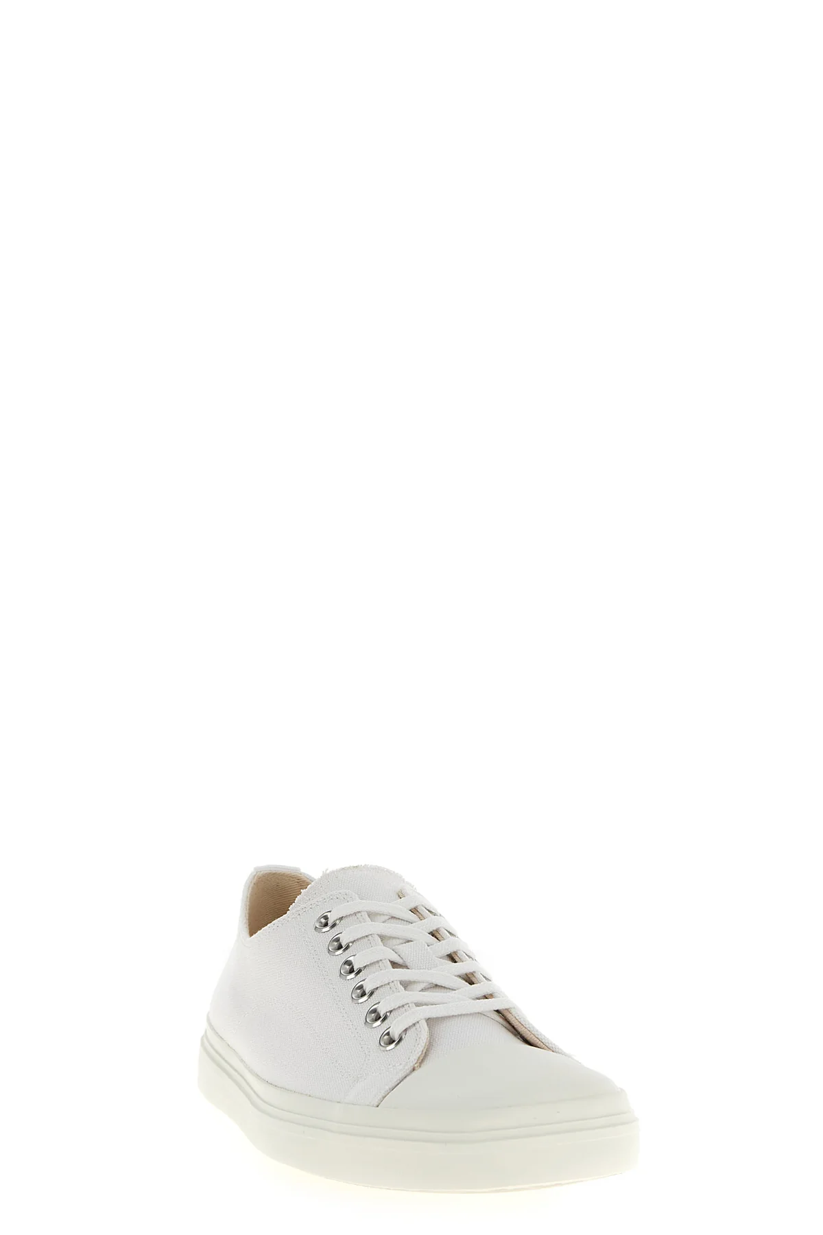 edge sneakers in vulcanized canvas