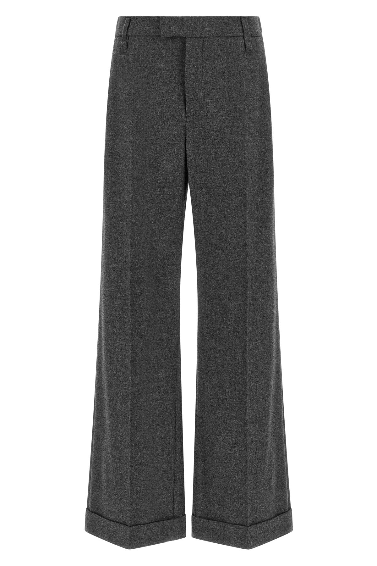 BRUNELLO CUCINELLI 36 virgin wool and cashmere mélange blend trousers