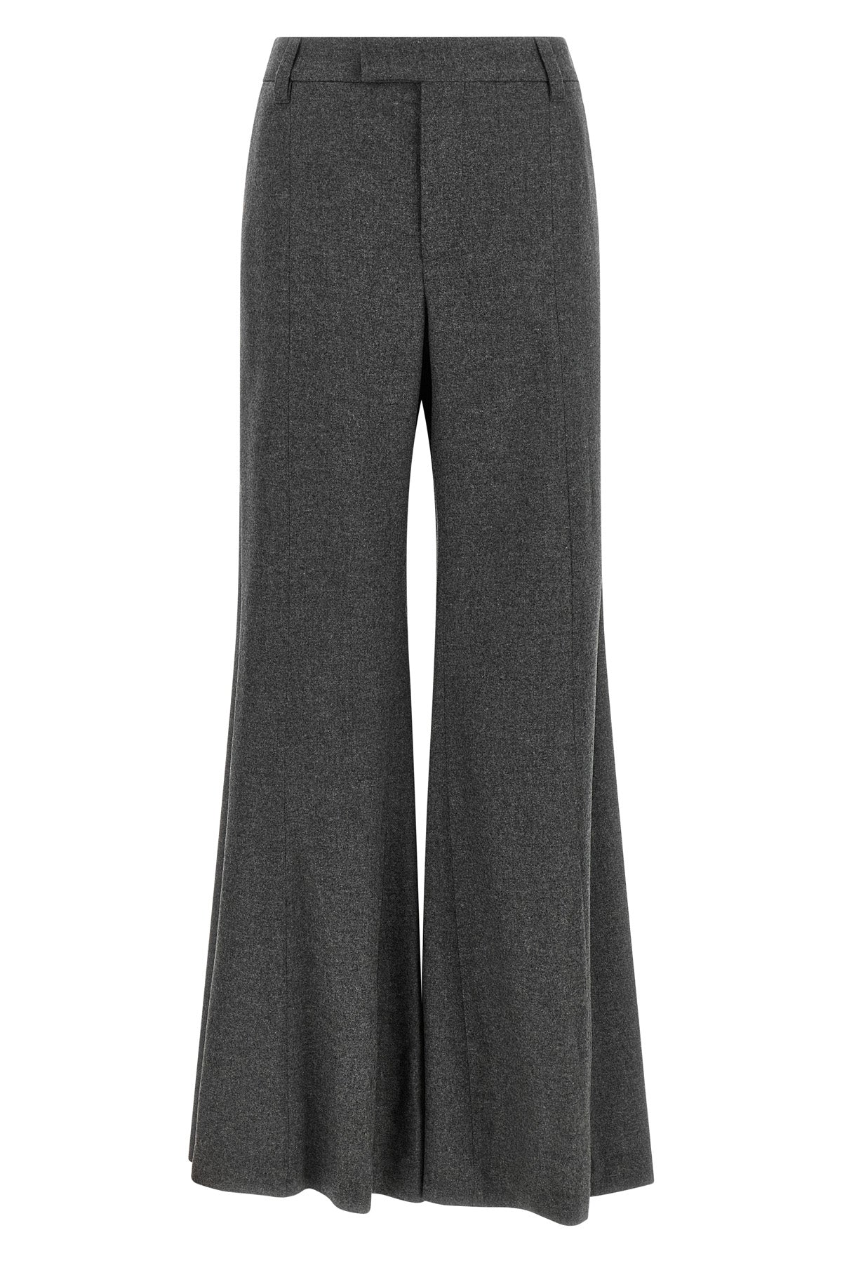 brunello cucinelli wide flare trousers represent a masterpiece of sartorial pr