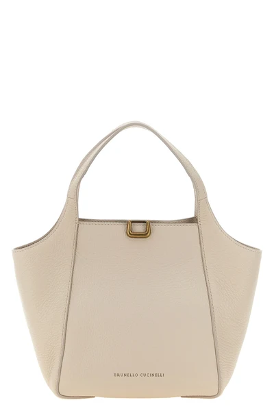 the brunello cucinelli sartorial bucket handbag redefines the codes of everyda
