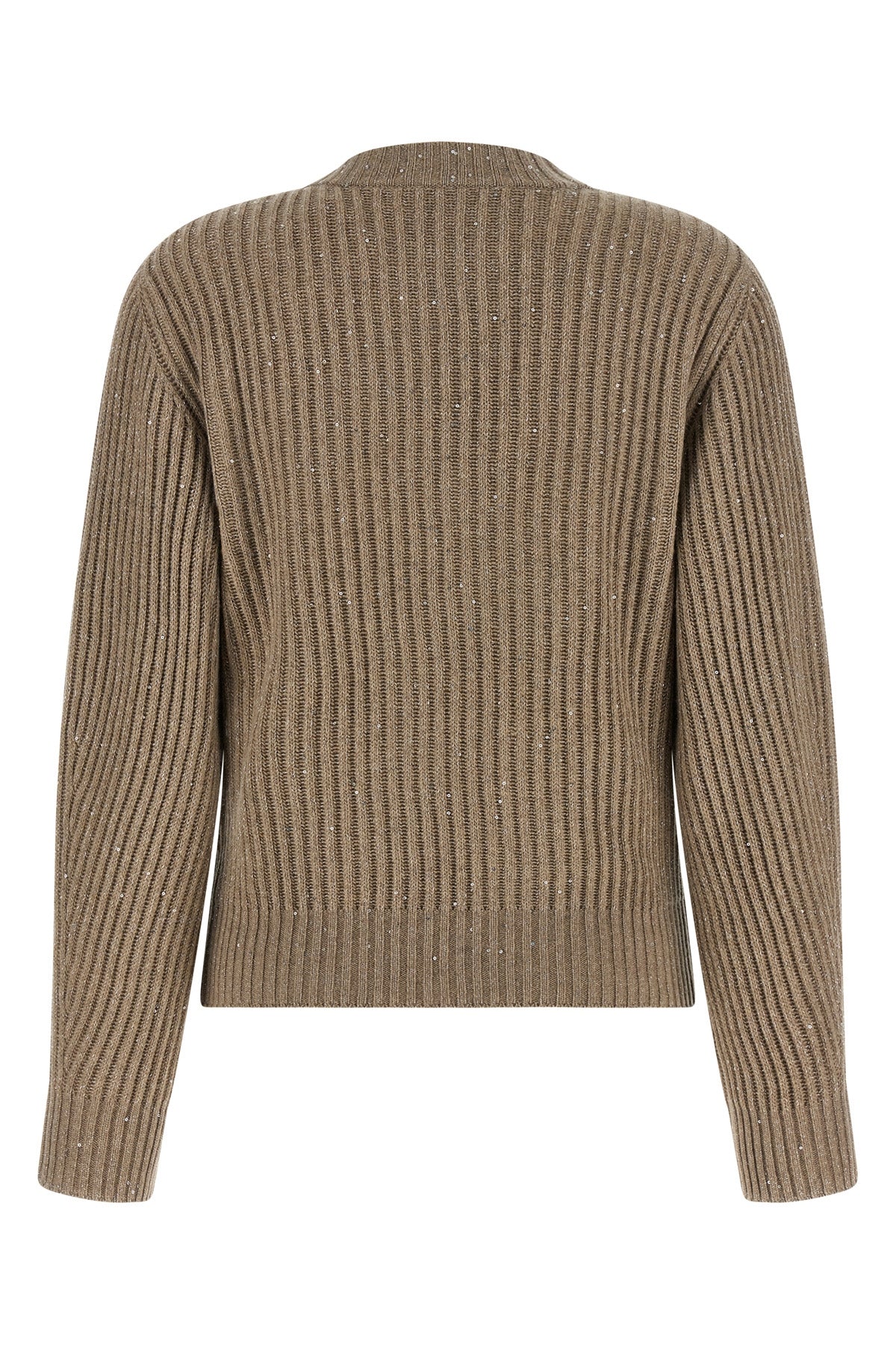 BRUNELLO CUCINELLI M sparkling cashmere and wool blend sweater