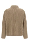 brunello cucinellis sparkling & dazzling turtleneck sweater in cashmere and w