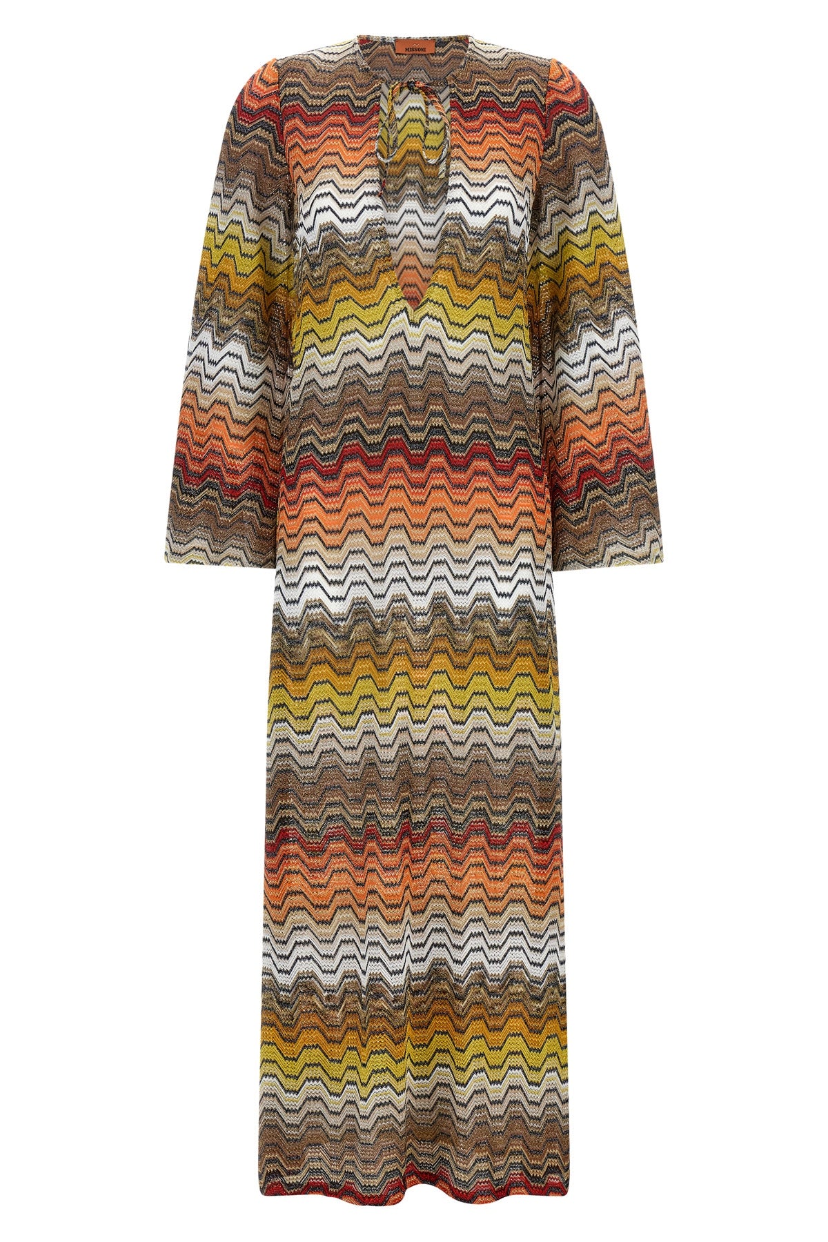 MISSONI 40 long dress in viscose blend lamé made