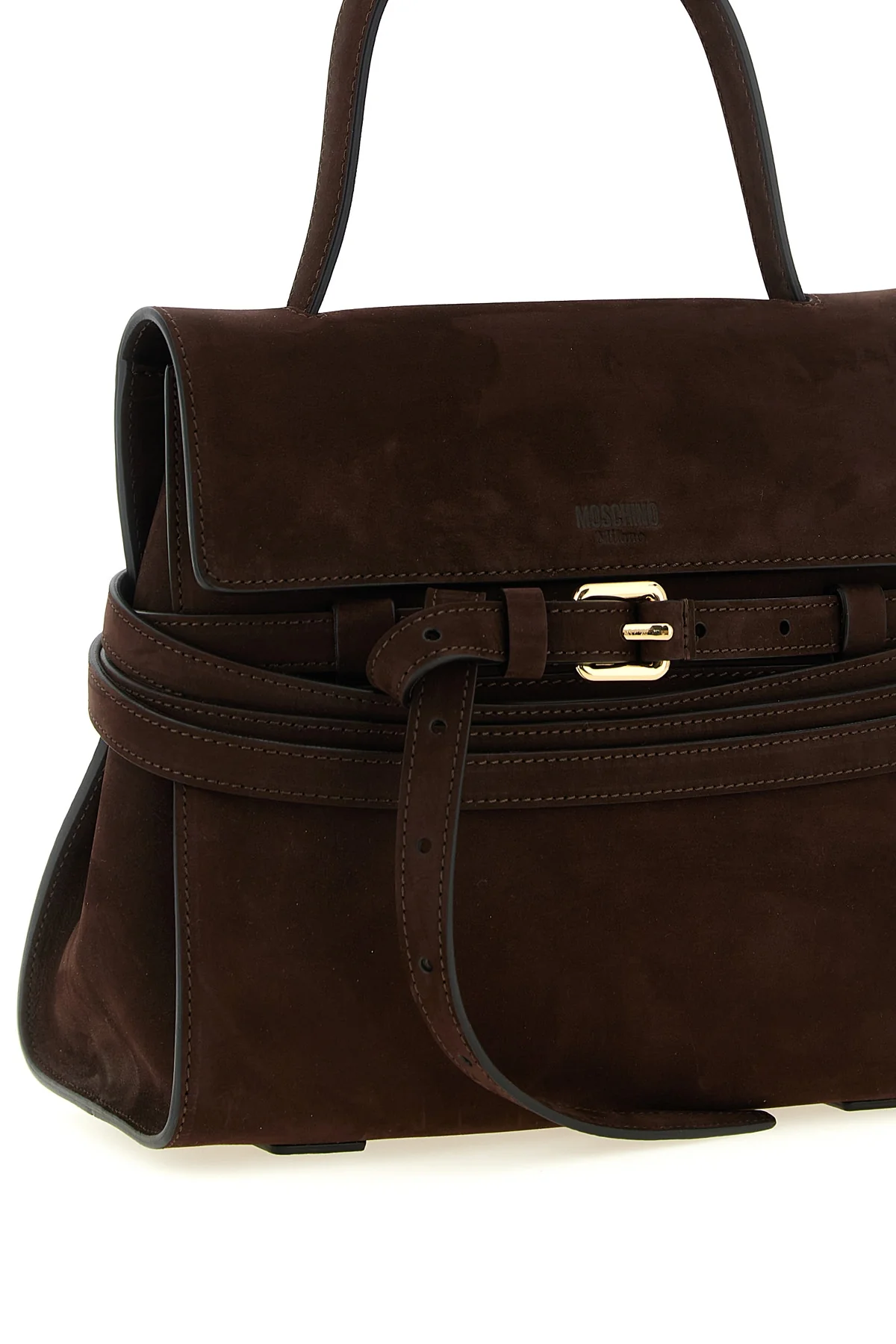 the moschino tie me regular handbag redefines the codes of everyday elegance t
