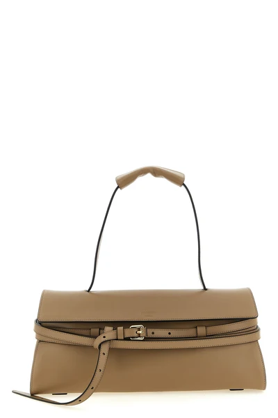 tie me leather shoulder bag