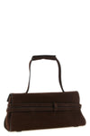the moschino tie me shoulder bag in fine nubuck leather redefines the codes of