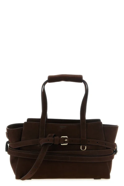 the moschino tie me handbag is expertly