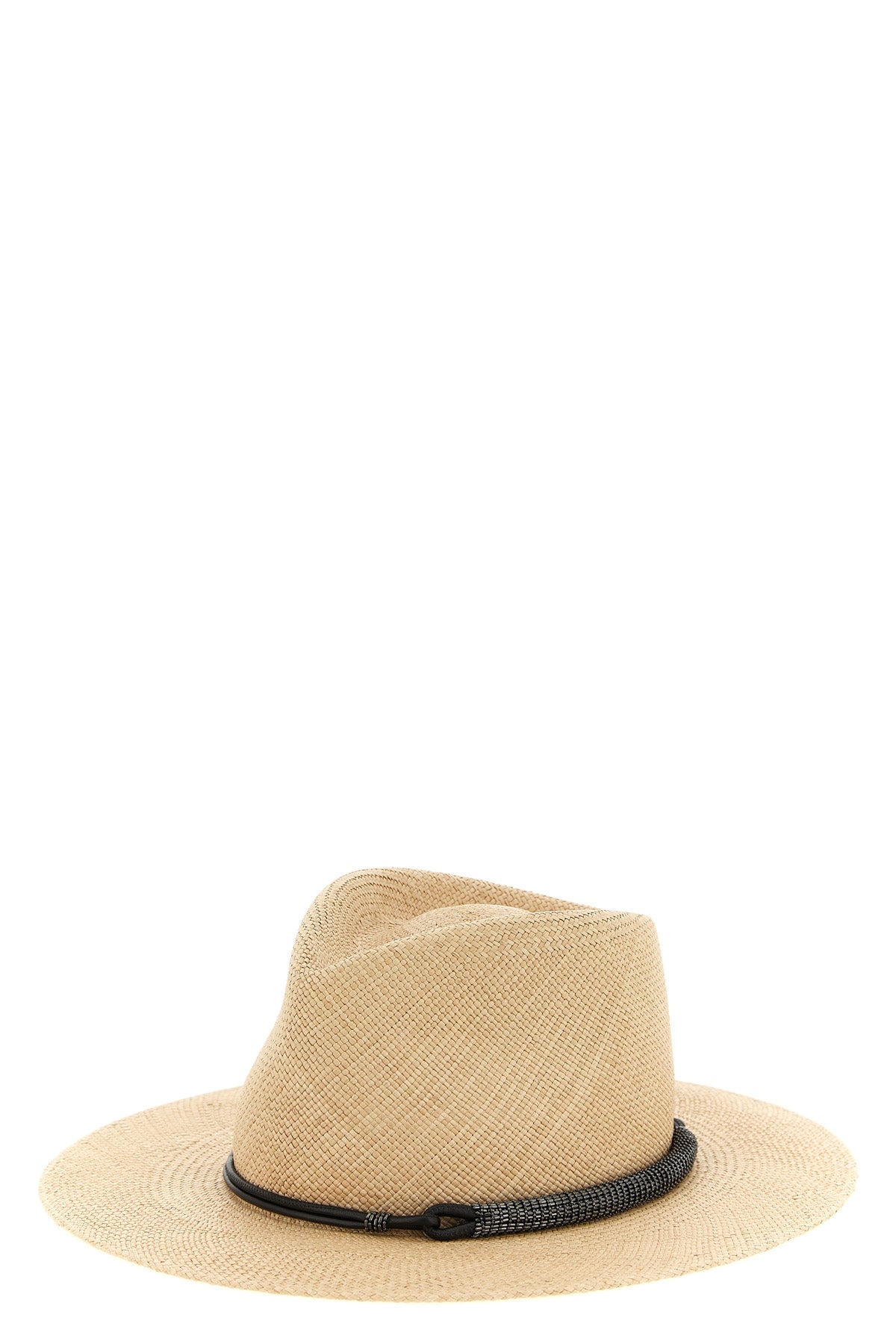 BRUNELLO CUCINELLI M woven raffia hat