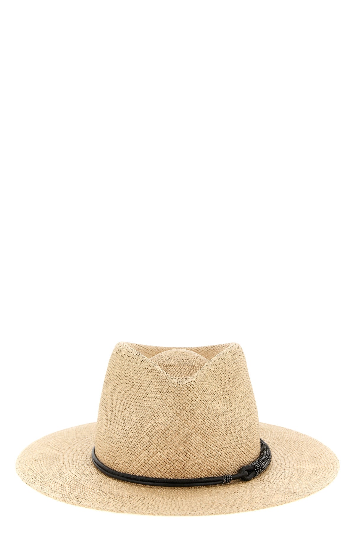 BRUNELLO CUCINELLI M woven raffia hat