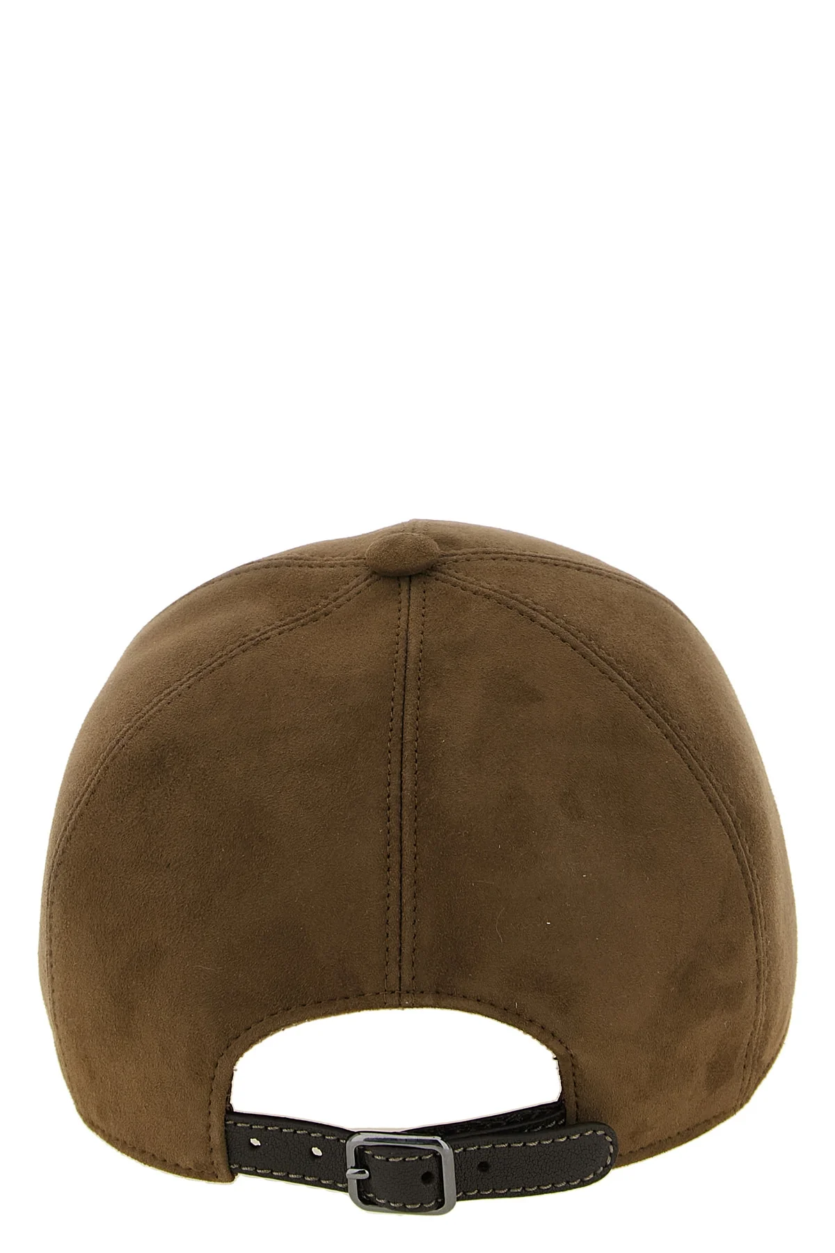 the brunello cucinelli baseball cap in fine suede redefines casual aesthetics
