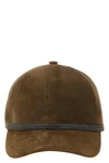 the brunello cucinelli baseball cap in fine suede redefines casual aesthetics