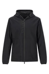 audee jacket in water-repellent high-density nylon fabric