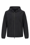 audee jacket in water-repellent high-density nylon fabric