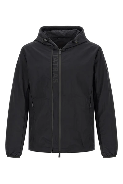 audee jacket in water-repellent high-density nylon fabric