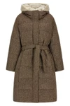 brunello cucinelli down jacket redefines the codes of winter outerwear through m
